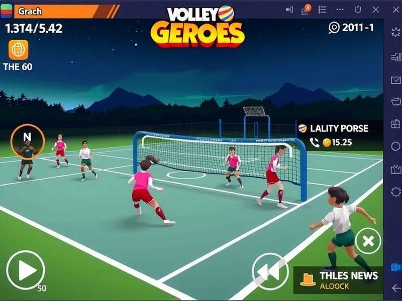 Improve Your Skills in Training Mode Volley Heroes Grand Training Mode